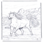 Cheval dans leau
