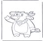 Cochon avec ruban