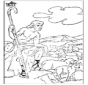 Coloriage biblique - Abel