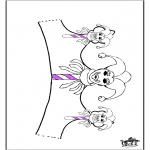 Bricoler coloriages - Couronne - Carnaval