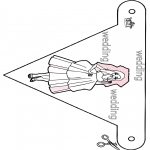 Bricoler coloriages - Drapeau - Mariage