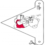 Bricoler coloriages - Drapeau Nouvel An