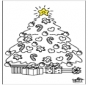Enfant et arbre de Noël 2