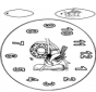 Horloge oiseau
