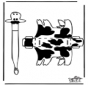 Modèle de construction - Vache 2