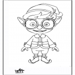 Coloriages Noël - Noël féerique