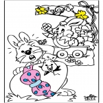 Coloriage thème - Pâques 13