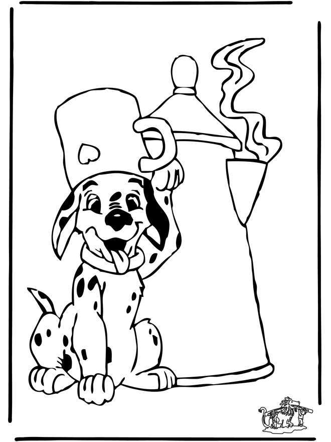 101 dalmatiens 10 - Coloriages les101 Dalmatiens