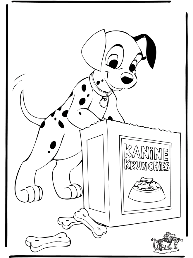 101 dalmatiens 6 - Coloriages les101 Dalmatiens