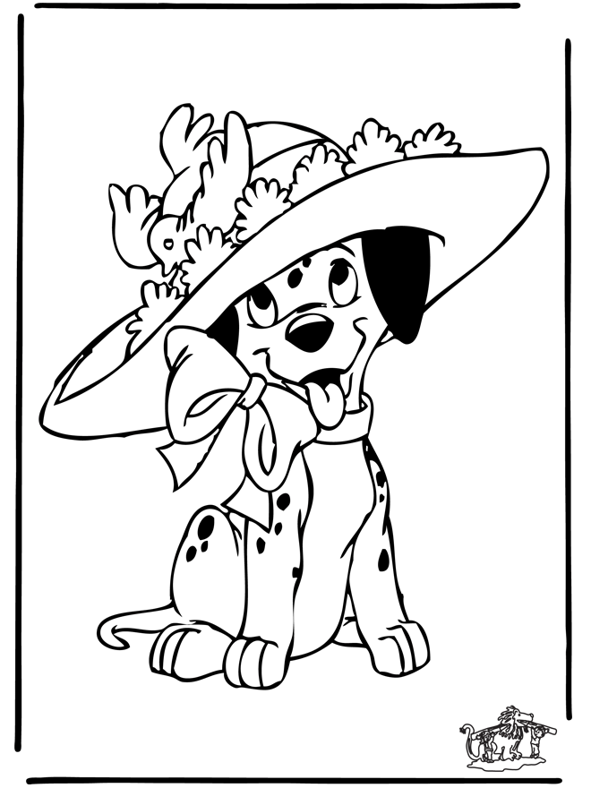 101 dalmatiens 7 - Coloriages les101 Dalmatiens