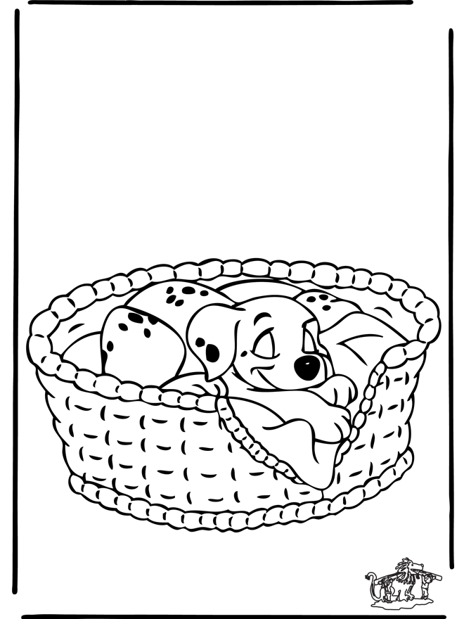 101 dalmatiens 8 - Coloriages les101 Dalmatiens