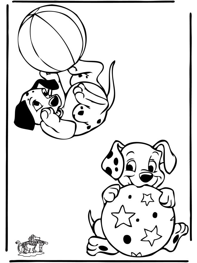 101 dalmatiens 9 - Coloriages les101 Dalmatiens