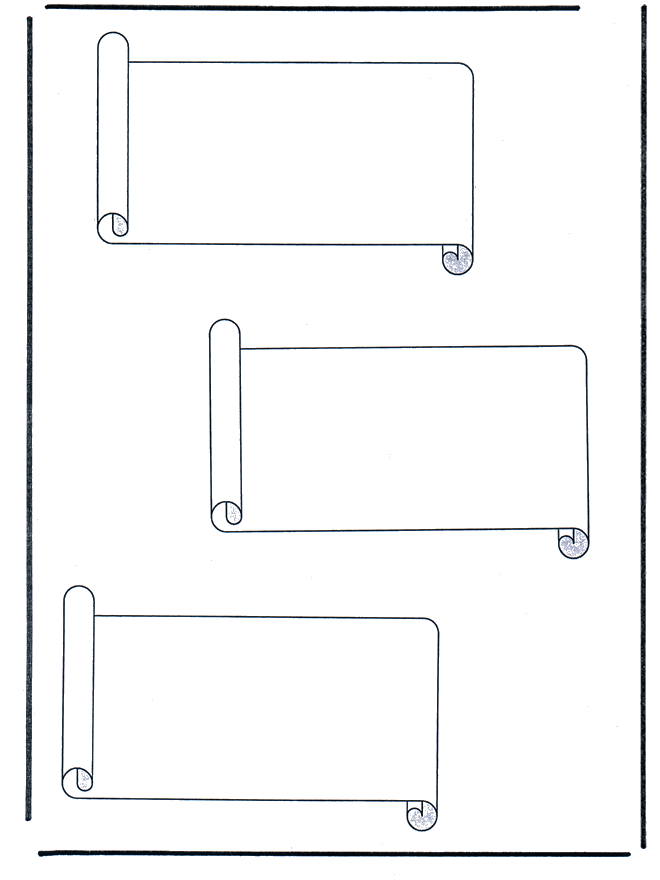 3 rôles de livre - Coloriages Romains