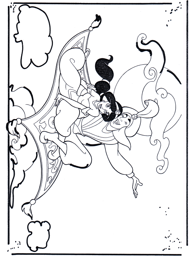 Aladdin 1 - Coloriages Aladin