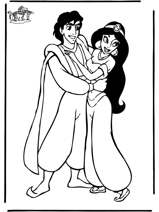 Aladdin 10 - Coloriages Aladin