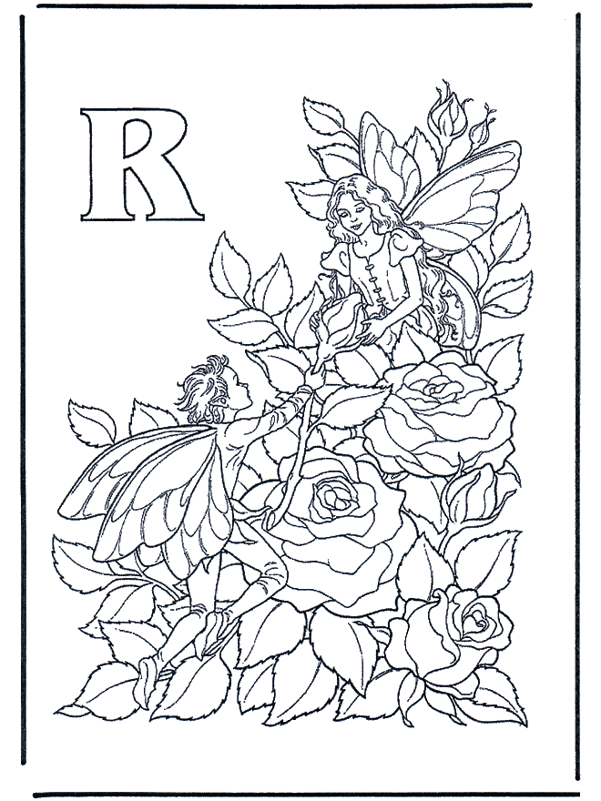 Alphabet R - Coloriages alphabet