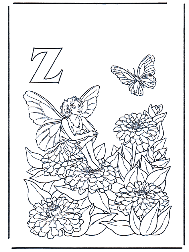 Alphabet Z - Coloriages alphabet