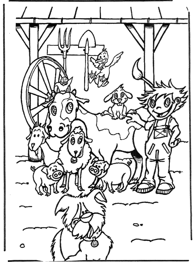 Animaux de ferme - Coloriages Animaux de la ferme