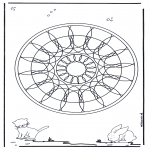 Mandala - Animaux geomandala 4