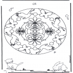 Mandala - Animaux geomandala 7