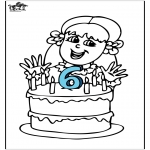 Coloriage thème - Anniversaire 4