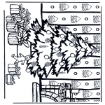 Coloriages Noël - Arbre de Noël 1