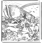 Coloriages Bible - Arche de Noé 4