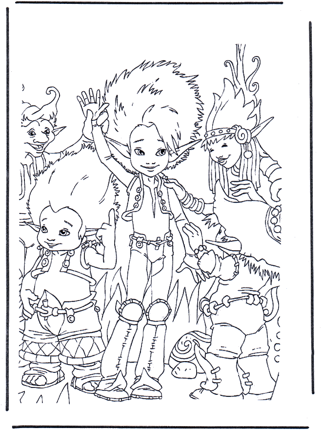 Arthur et les Minimoys 2 - Coloriages Arthur et les Minimoys