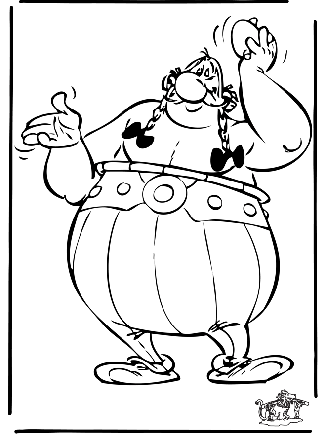 Astérix 3 - Coloriages Astérix