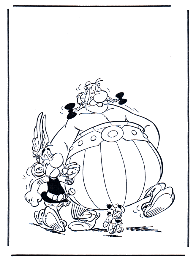 Asterix et Obelix - Coloriages Astérix