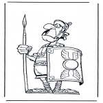 Personnages de bande dessinée - Astérix le soldat romain