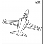 Coloriages faits divers - Avion 2