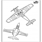 Coloriages faits divers - Avion 3