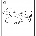 Coloriages faits divers - Avion 4