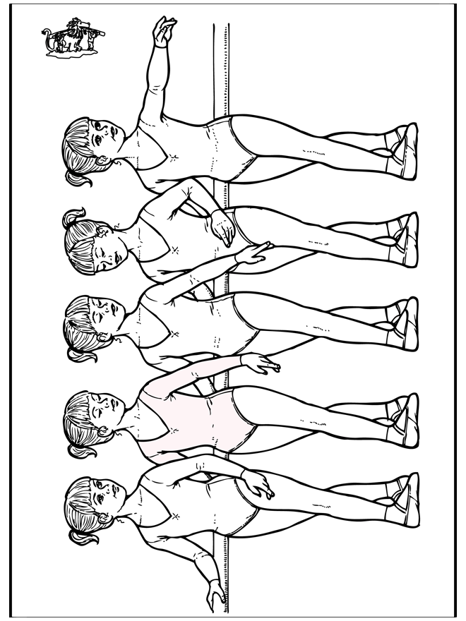 Ballet 14 - Coloriages ballet