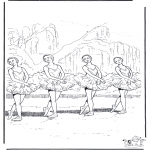 Coloriages faits divers - Ballet 2