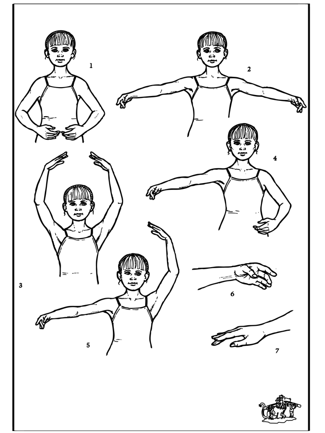 Ballet 6 - Coloriages ballet