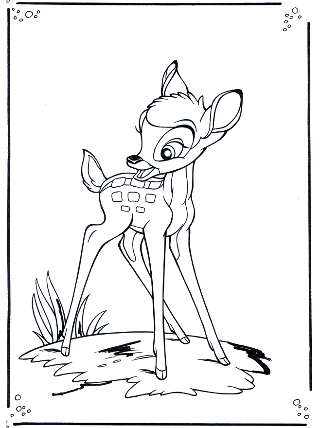 Bambi 2 - Coloriages Bambi