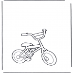 Coloriages faits divers - Bicylclette 2