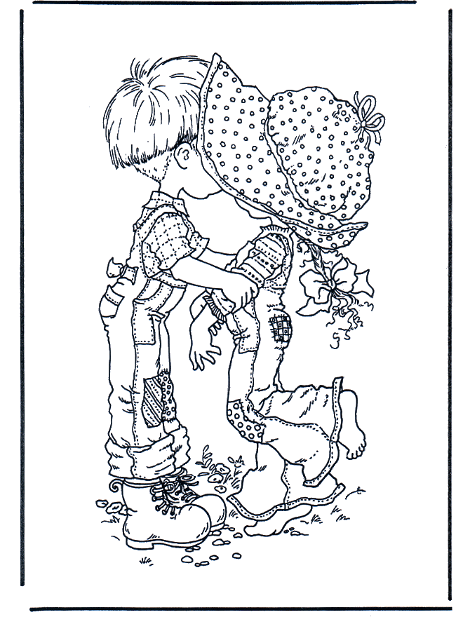 Coloriage Sarah Kay Gratuit
