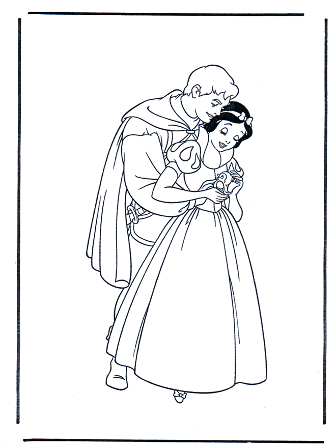 Blanche-Neige12 - Coloriages Blanche-Neige