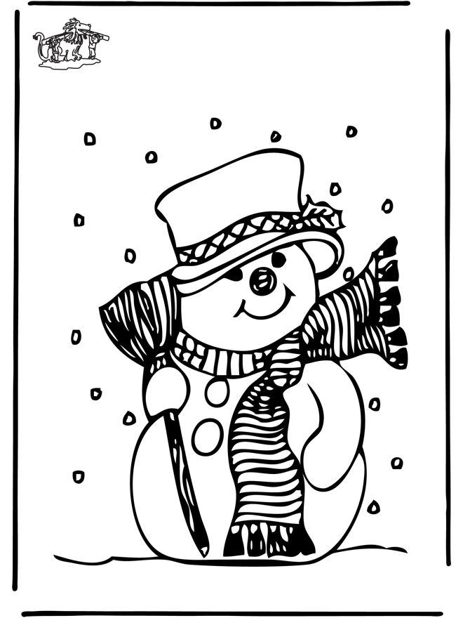 Bonhomme de neige 1 - Neige