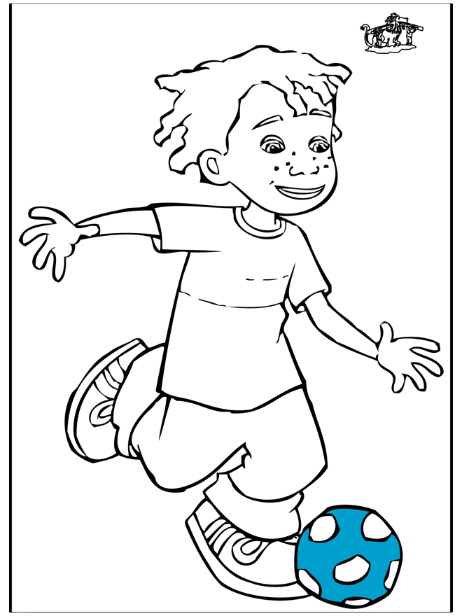 Boy avec football - Football