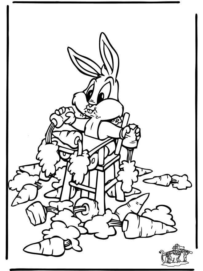 Bugs Bunny 2 - Coloriages Looney Tunes