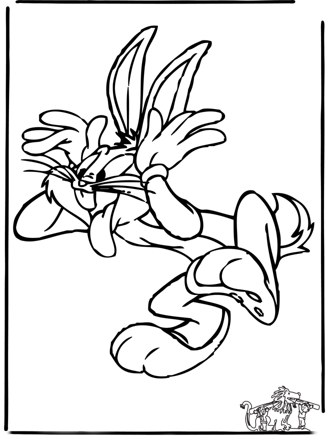 Bugs Bunny - Coloriages Looney Tunes