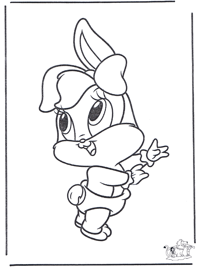 Bugs Bunny bébé - Coloriages Rongeurs