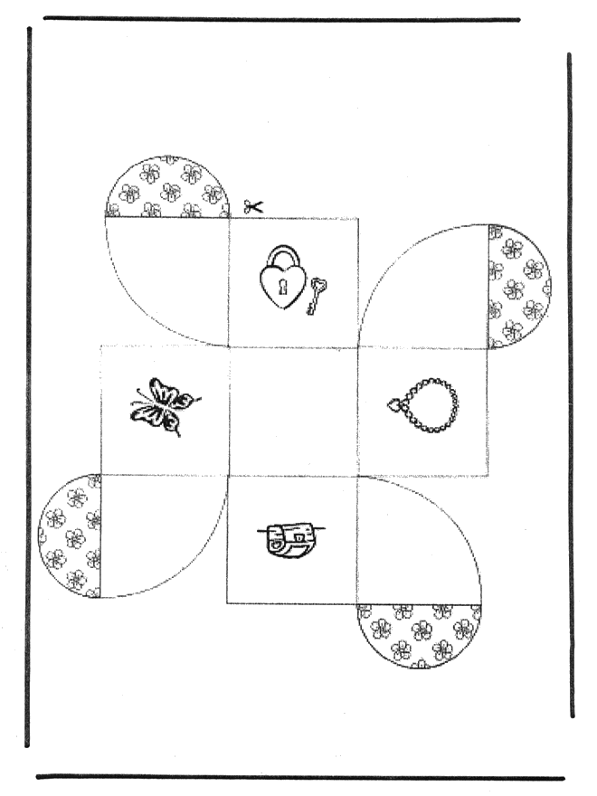 Cadeau carton 1 - découpages