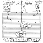 Bricolage coloriages - Calendre partie 5