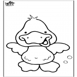 Coloriages d'animaux - Canard 6