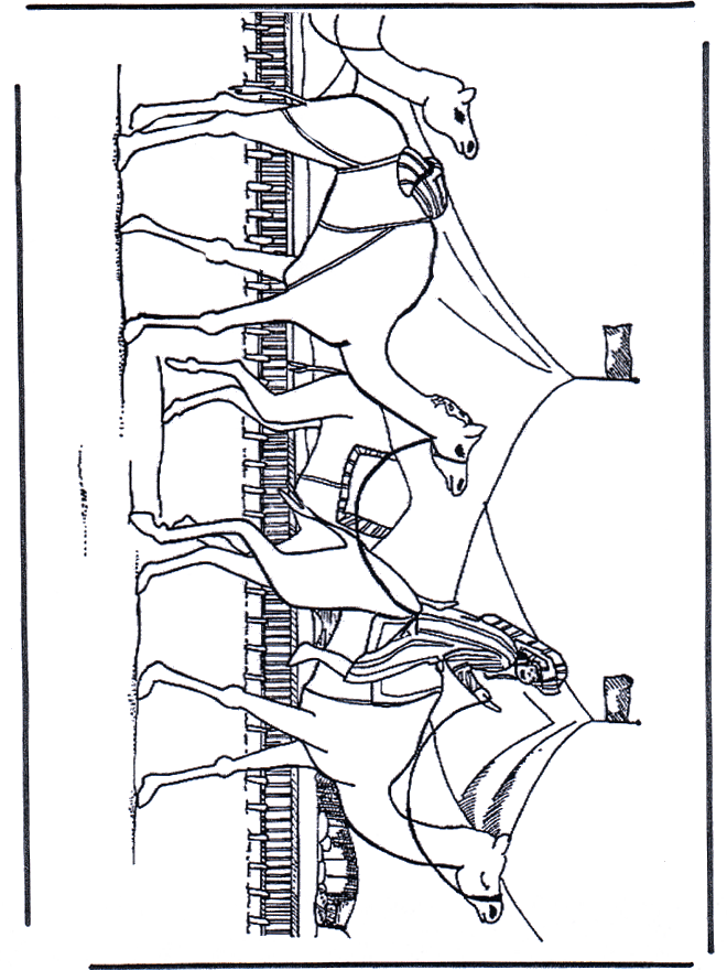 Caravane - Coloriages Egypte